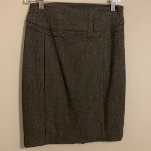 Gray express pencil skirt